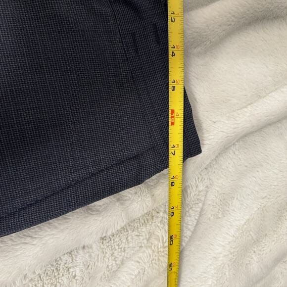 Robert Barakett Men’s 36 Blue Plaid Wool Blend Pants - Picture 11 of 11